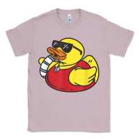 Lilac lifeguard rubber duck t shirt Classic Tee - linhVisuals