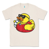 Natural lifeguard rubber duck t shirt Classic Tee - linhVisuals