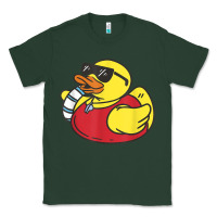 Sports Green lifeguard rubber duck t shirt Classic Tee - linhVisuals