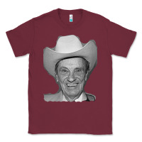 Burgundy profile ernest tubb famous Classic Tee - linhVisuals