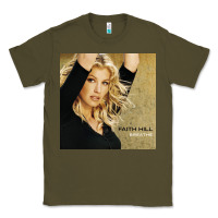 Army Green faith hill   breathe Classic Tee - linhVisuals