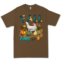 Cacao Fall Vibes Chicken Premium Tee - LillyAllenDesigns