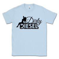 Dusty Blue Dirty Diesel Sexy Classic Tee - linhVisuals
