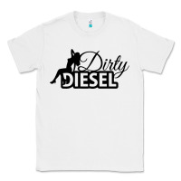 White Dirty Diesel Sexy Classic Tee - linhVisuals