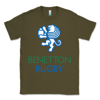 Army Green benetton rugby in italy Classic Tee - linhVisuals