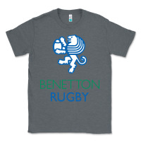 Charcoal Heather benetton rugby in italy Classic Tee - linhVisuals