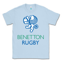 Dusty Blue benetton rugby in italy Classic Tee - linhVisuals