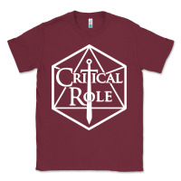 Burgundy critical role Classic Tee - linhVisuals