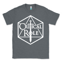 Charcoal Heather critical role Classic Tee - linhVisuals