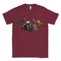 Burgundy mouse guard Classic Tee - linhVisuals
