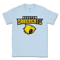 Dusty Blue houston sabercats rugby Classic Tee - linhVisuals