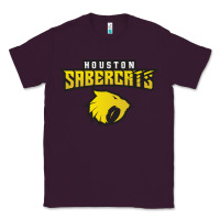 Plum houston sabercats rugby Classic Tee - linhVisuals