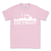 Bubblegum Pink I Am Detroit Classic Tee - linhVisuals