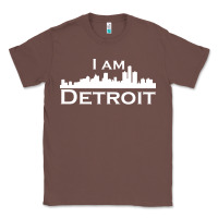 Chestnut I Am Detroit Classic Tee - linhVisuals