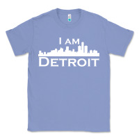 Colony Blue I Am Detroit Classic Tee - linhVisuals