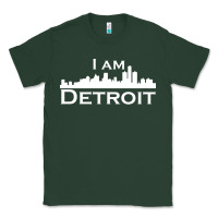 Sports Green I Am Detroit Classic Tee - linhVisuals
