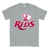 Heather Grey queensland reds rugby Classic Tee - linhVisuals