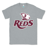 Heather Grey reds rugby australia Classic Tee - linhVisuals