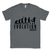 Charcoal Heather soccer evolution Classic Tee - linhVisuals
