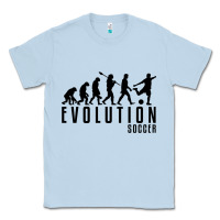 Dusty Blue soccer evolution Classic Tee - linhVisuals