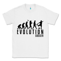 White soccer evolution Classic Tee - linhVisuals