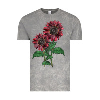 Cloud Rock 2 Chocolate sunflower Vintage Tee - LillyAllenDesigns