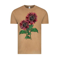Vintage Camel 2 Chocolate sunflower Vintage Tee - LillyAllenDesigns