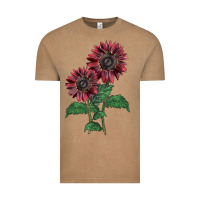 Vintage Coffee 2 Chocolate sunflower Vintage Tee - LillyAllenDesigns