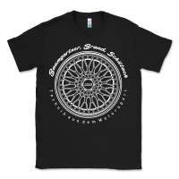 Black BBS Wheel Classic Tee - linhVisuals