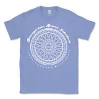 Colony Blue BBS Wheel Classic Tee - linhVisuals