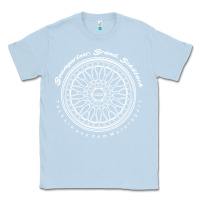 Dusty Blue BBS Wheel Classic Tee - linhVisuals