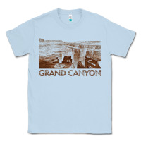 Dusty Blue grand canyon Classic Tee - linhVisuals