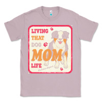 Lilac australian shepherd mom t  shirt living that dog mom life australian s Classic Tee - linhVisuals