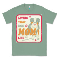 Sage australian shepherd mom t  shirt living that dog mom life australian s Classic Tee - linhVisuals
