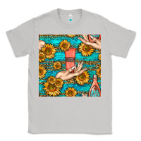 Moon Dust hand cream nail polish remover and sunflowers with leopard and glitter Classic Tee - BundleAndBundleShop
