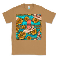Toasted Coconut hand cream nail polish remover and sunflowers with leopard and glitter Classic Tee - BundleAndBundleShop