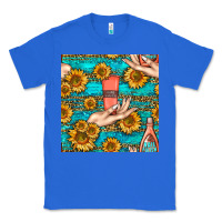 True Royal hand cream nail polish remover and sunflowers with leopard and glitter Classic Tee - BundleAndBundleShop