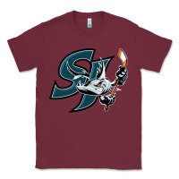 Burgundy the barracuda san jose Classic Tee - linhVisuals
