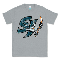 Heather Grey the barracuda san jose Classic Tee - linhVisuals