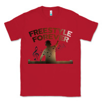 Red freestyle dj 80s electronic dance music great concert Classic Tee - linhVisuals