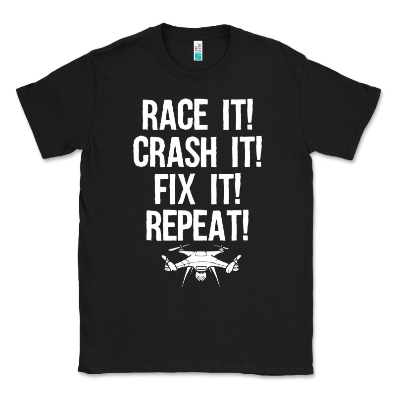Funny Drone Racing Design Men Women Drone Pilot Rc Racers Classic Tee by linhVisuals | Teevron