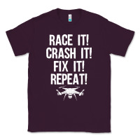 Plum funny drone racing design men women drone pilot rc racers Classic Tee - linhVisuals