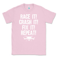 Bubblegum Pink funny drone racing design men women drone pilot rc racers Classic Tee - linhVisuals