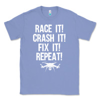 Colony Blue funny drone racing design men women drone pilot rc racers Classic Tee - linhVisuals