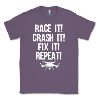 Lavender funny drone racing design men women drone pilot rc racers Classic Tee - linhVisuals
