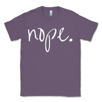 Lavender funny nope Classic Tee - linhVisuals