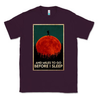 Plum hiking and miles to go before i sleep Classic Tee - linhVisuals