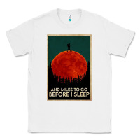 White hiking and miles to go before i sleep Classic Tee - linhVisuals