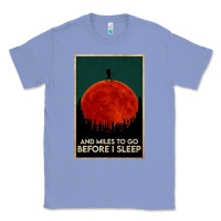 Colony Blue hiking and miles to go before i sleep Classic Tee - linhVisuals