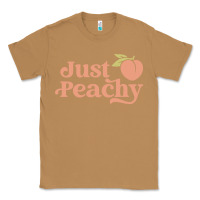 Toasted Coconut just peachy retro 70s georgia peaches summer fruit Classic Tee - linhVisuals